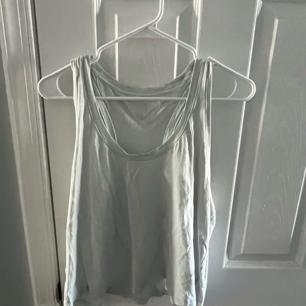 Lululemon Athletica Blue Sleeveless Tank Top